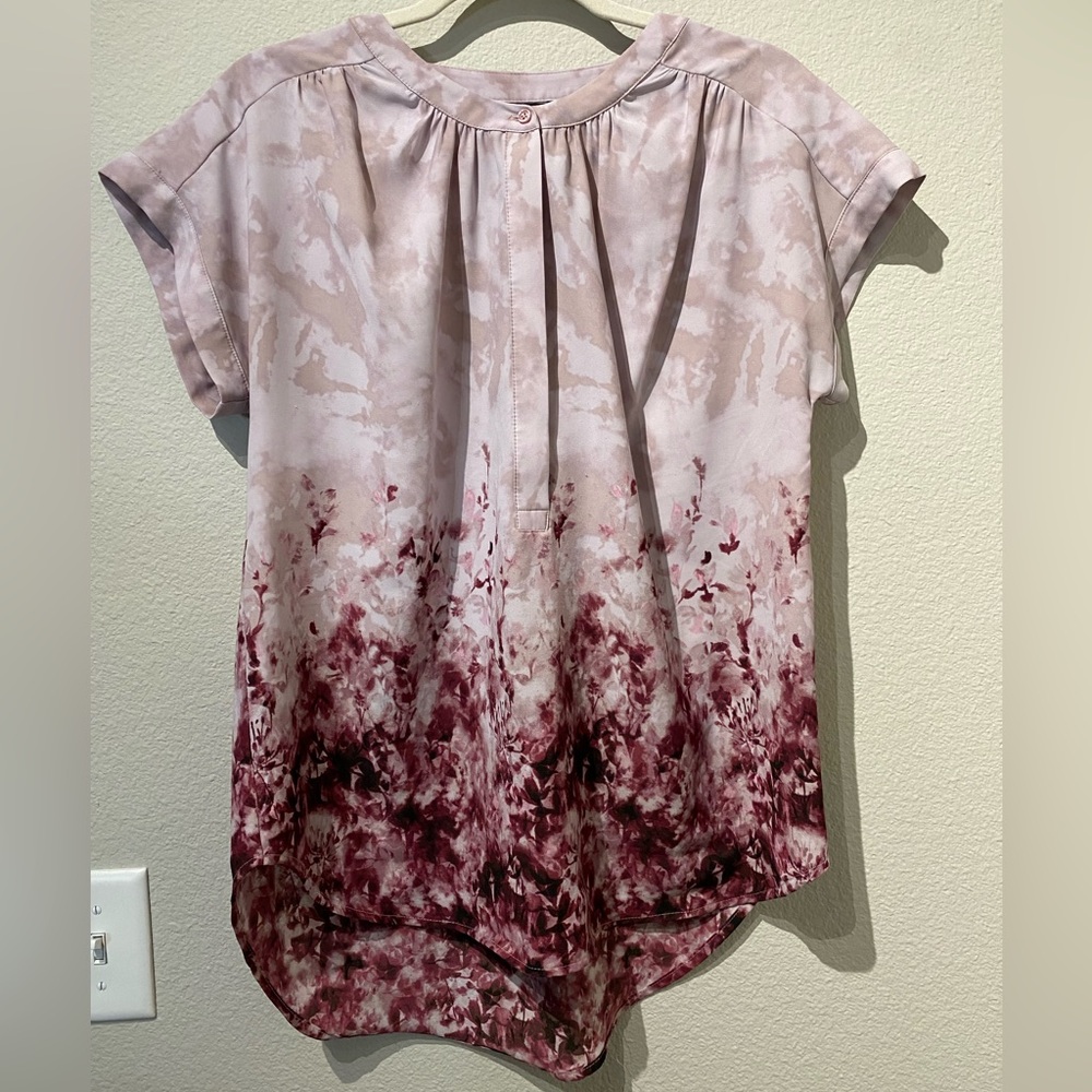 Lovely Simply Vera blouse, lavender and shades of purple, medium